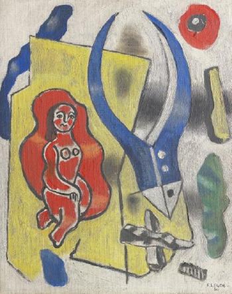La danseuse rouge by Fernand Leger