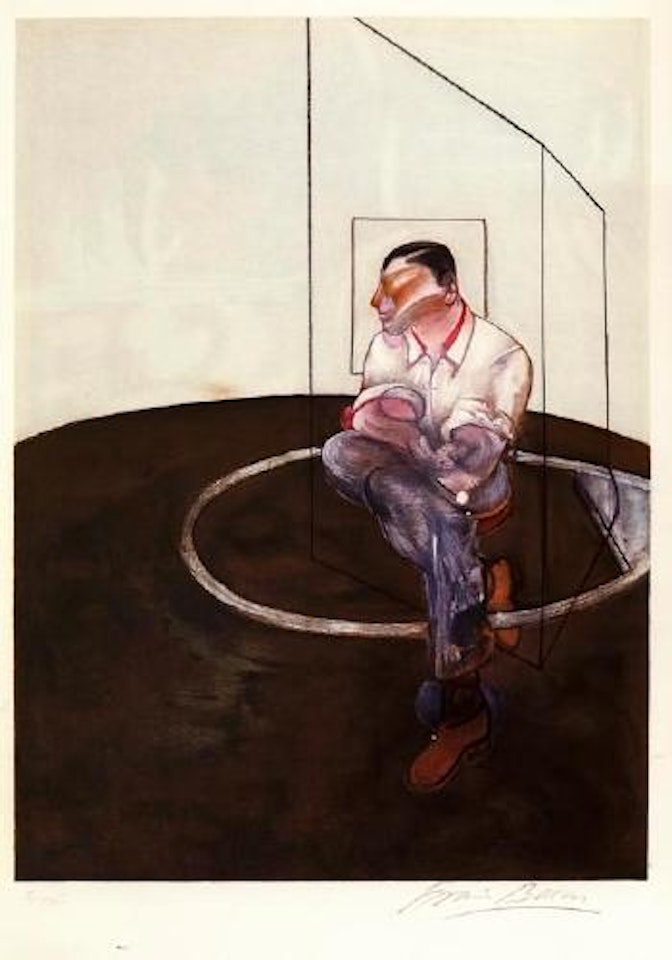 Three studies for a portrait of John Edwards (T.20) by Francis Bacon