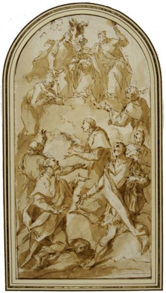 Le couronnement de la Vierge by Gaspare Diziani