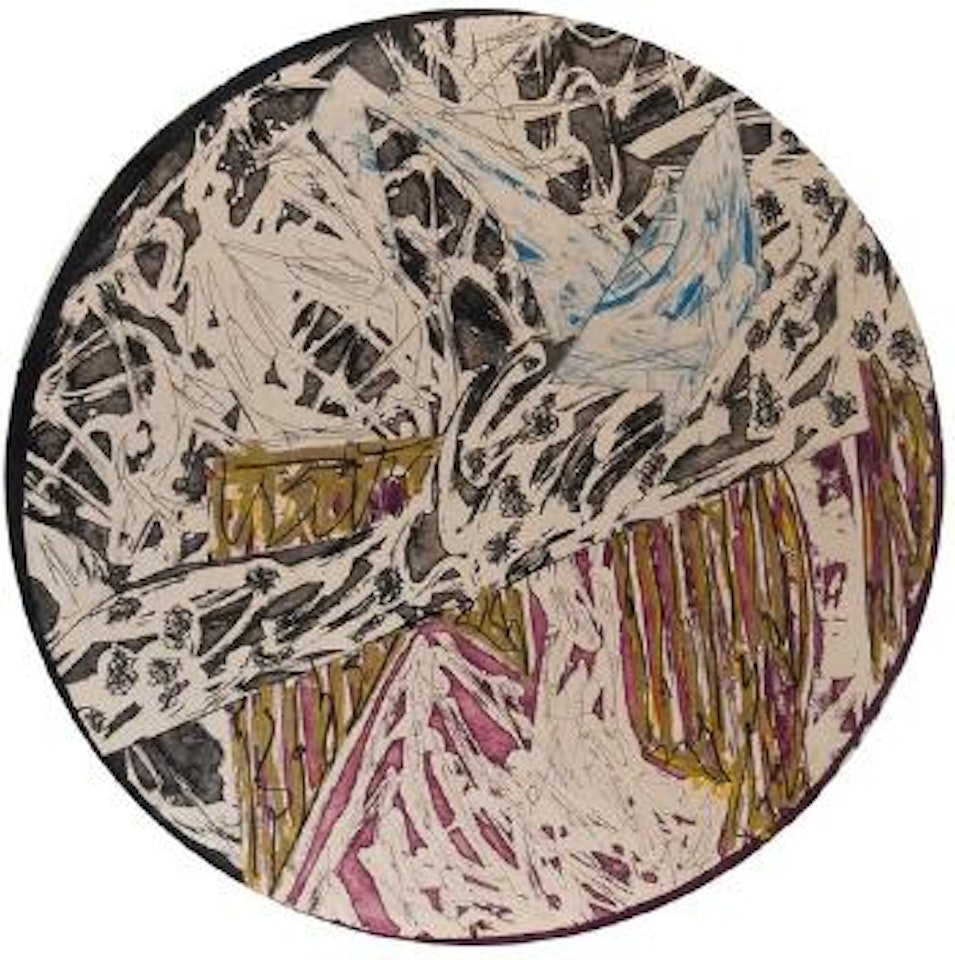 Swan engraving circle II, State III by Frank Stella