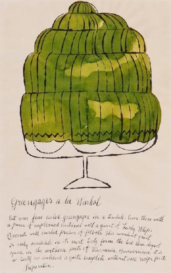 Wild raspberries, greengages a la Warhol (F.&S.IV.14) by Andy Warhol