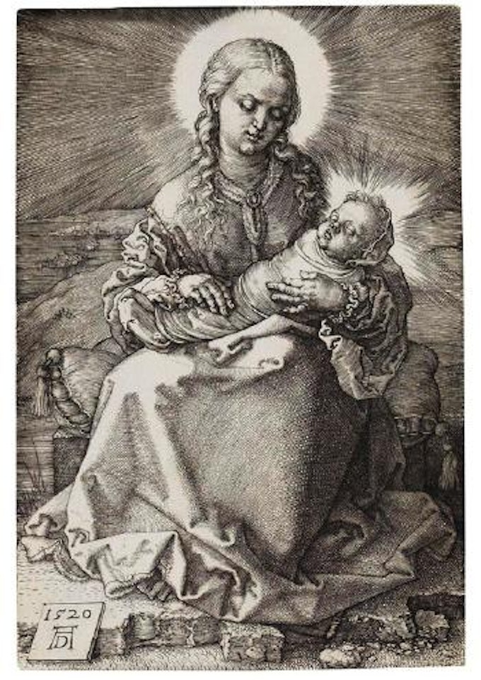 Die Jungfrau mit dem Wickelkind by Albrecht Dürer