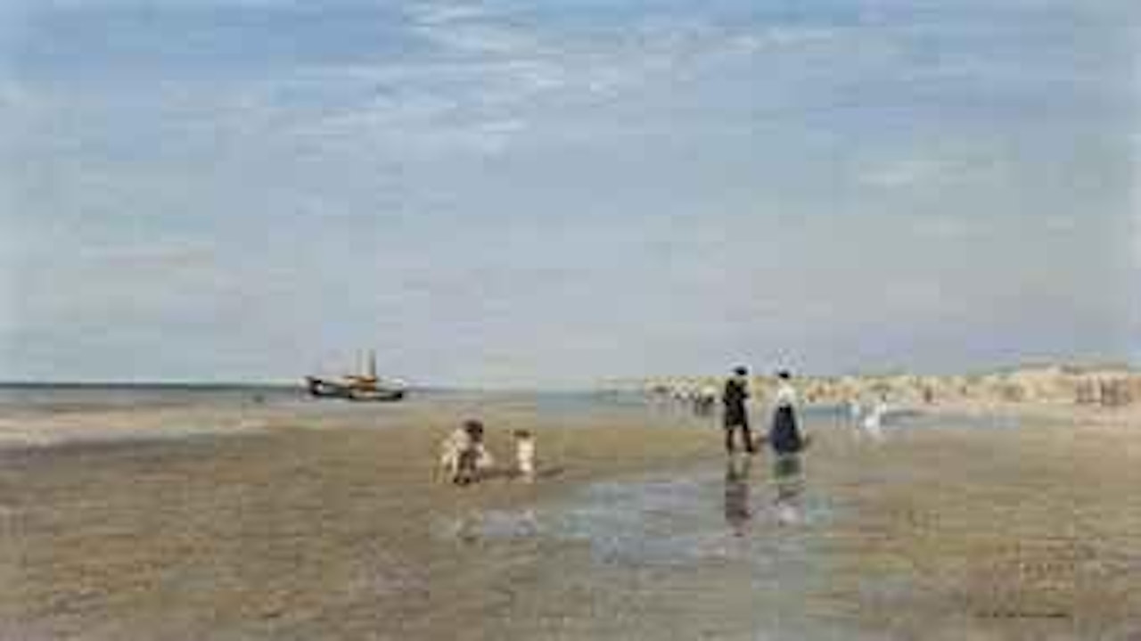 Sur la plage by Ivan Pavlovitch Pochitonov