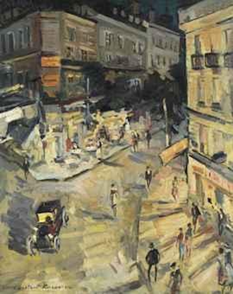 Rue de Paris in Vichy by Konstantin Alekseevich Korovin