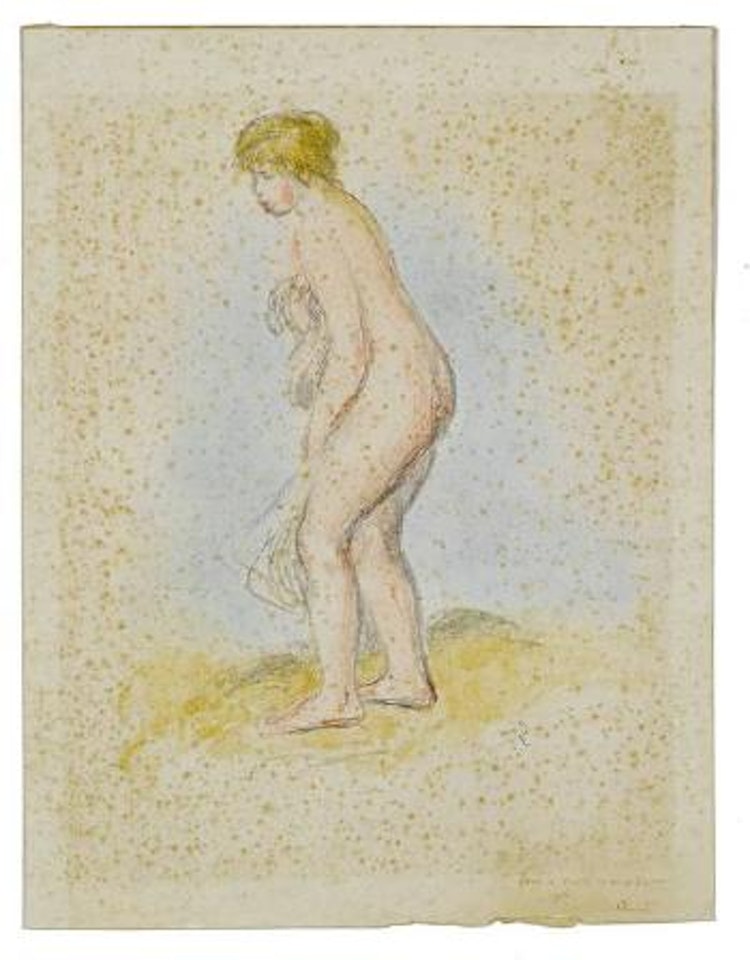 Baigneuse, debout, en pied (Delteil 28) by Pierre-Auguste Renoir
