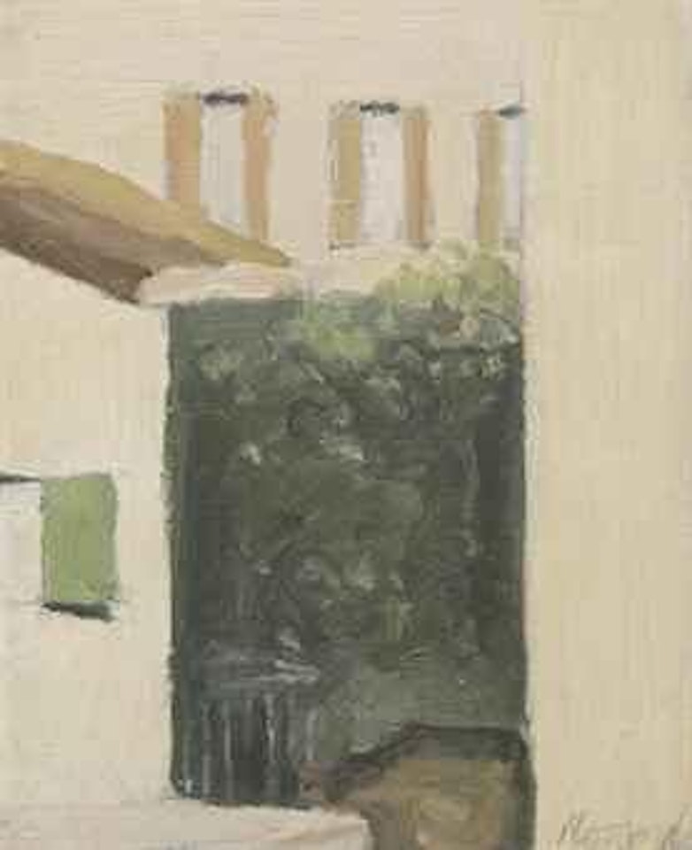 Cortile di Via Fondazza by Giorgio Morandi