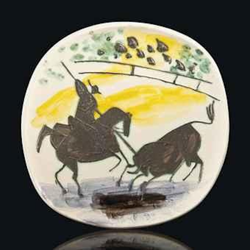 Picador et taureau by Pablo Picasso