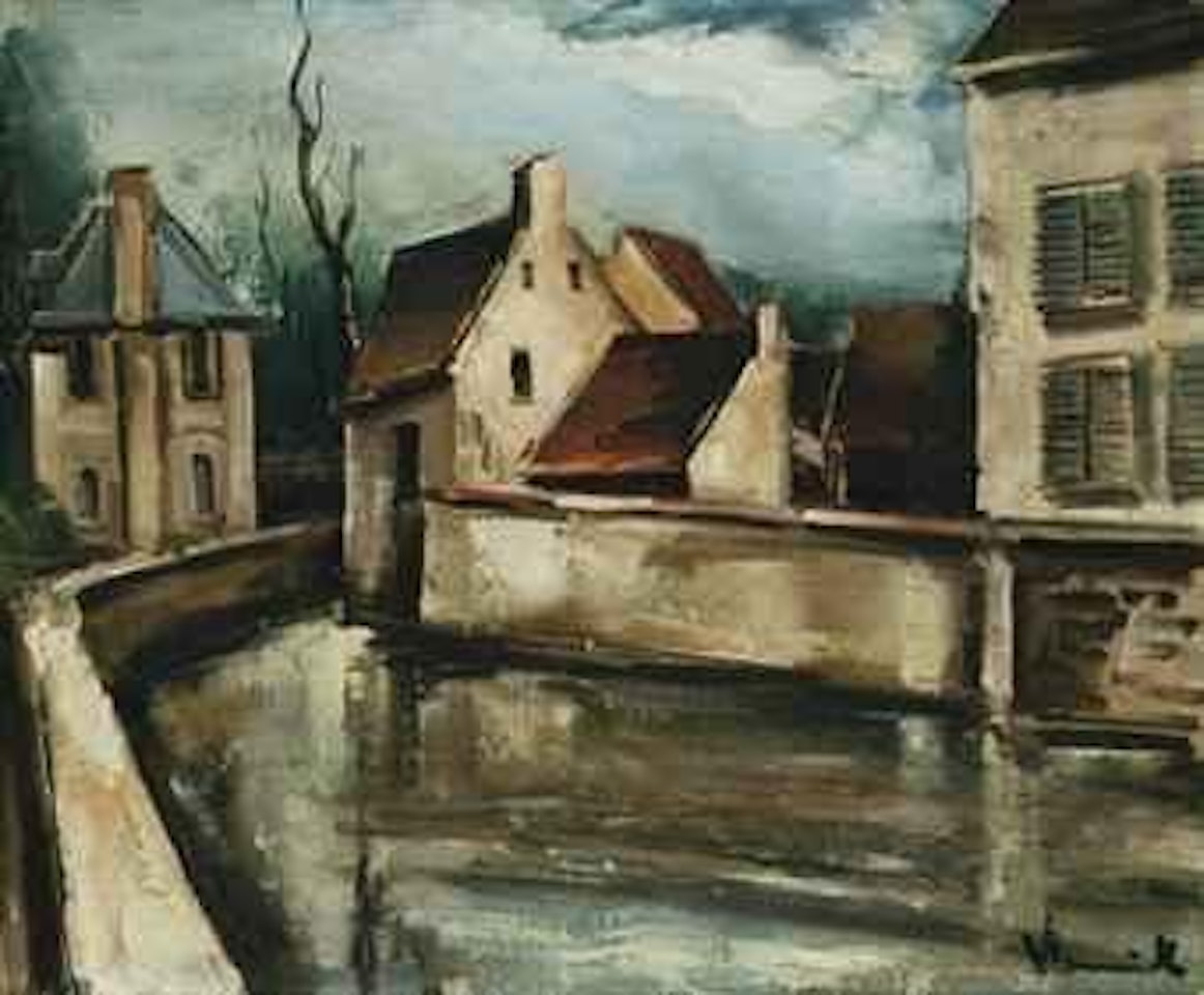 Rue de village by Maurice de Vlaminck