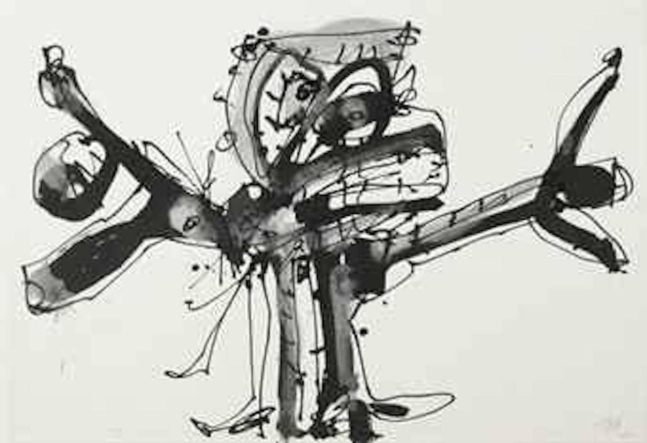 Crucifixion by Antonio Saura