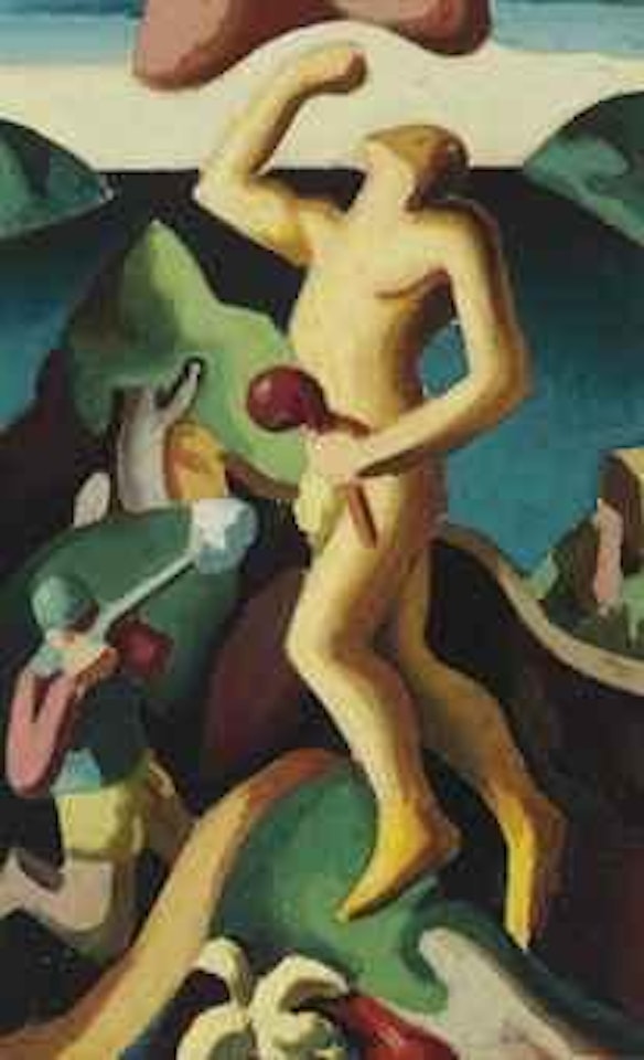 American Historical Epic - Exploration and Discovery: Aggression - Study by Thomas Hart Benton