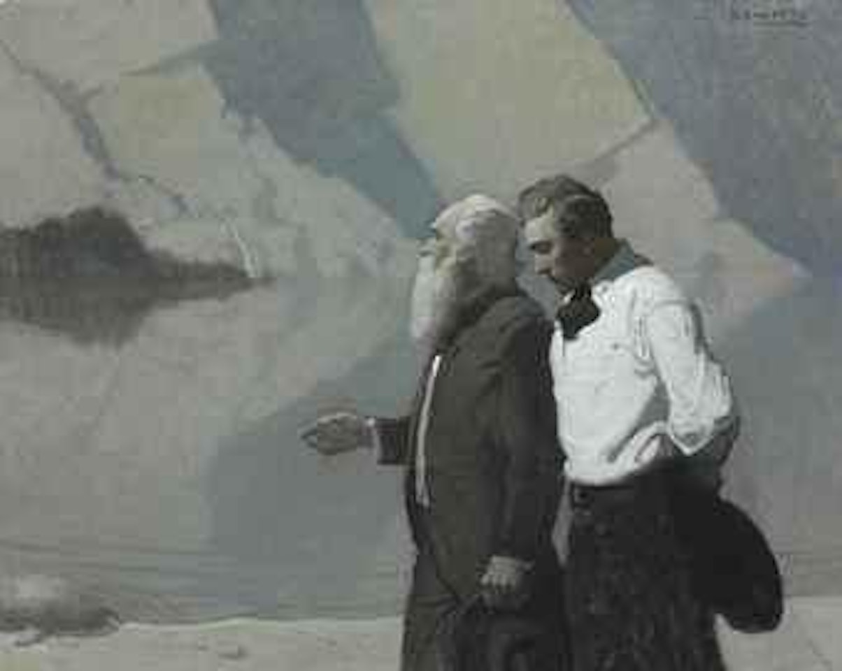 Think What Might Happen if It Was Not Protected by Those Hills! by Newell Convers Wyeth