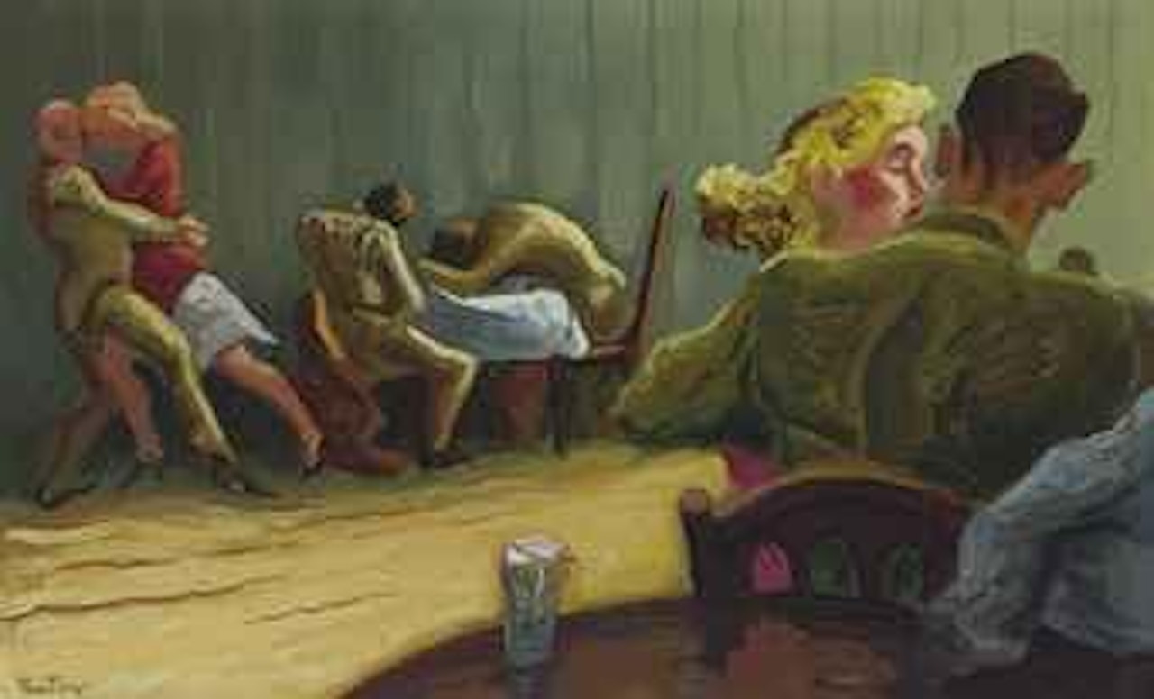 On Leave by Thomas Hart Benton