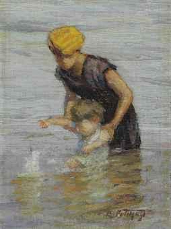 Toy Boat by Edward Henry Potthast