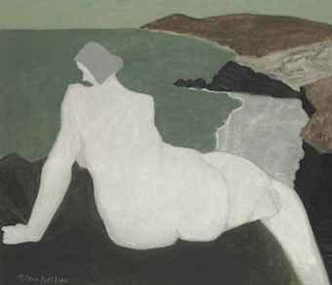 Nude on the Beach by Milton Avery