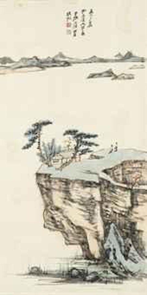 Poets on the Mountain Top by Zhang Daqian