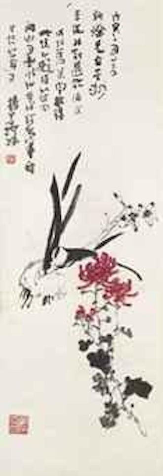 Flowers and Bird by Guan Shanyue by Yang Shanshen