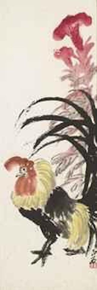Rooster and Cockscomb by Qi Baishi