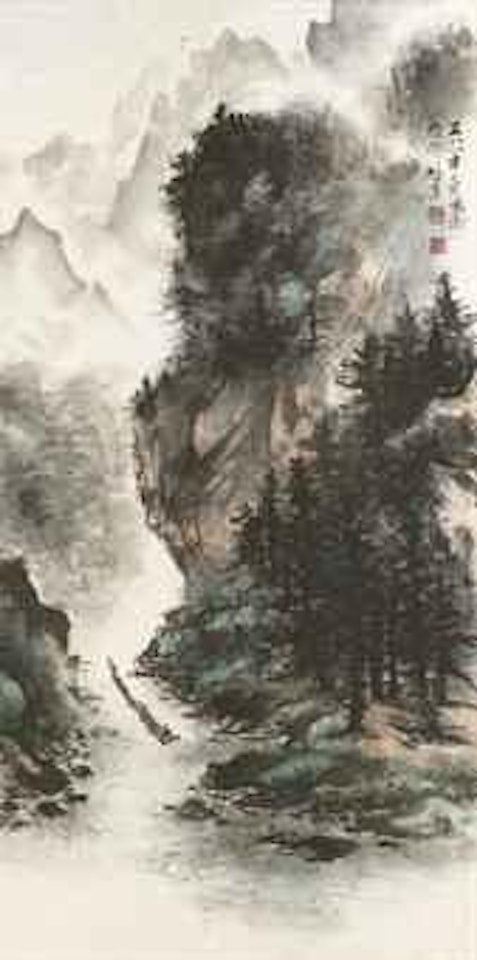 Sailing Along the Stream by Li Xiongcai