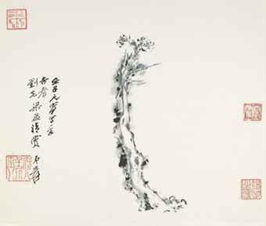 Appreciating Landscapes and Flowers by Zhang Daqian