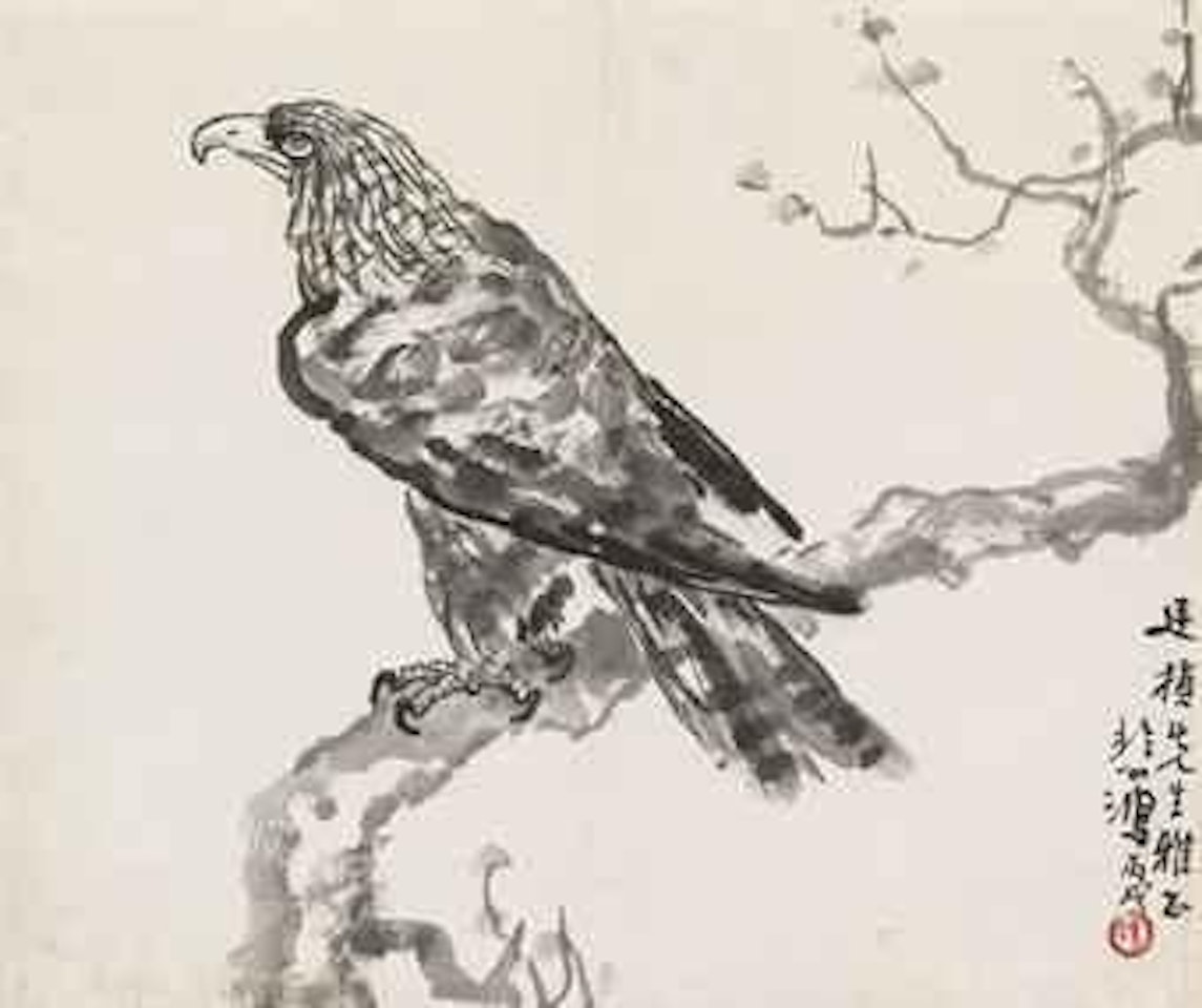 Hawk by Xu Beihong