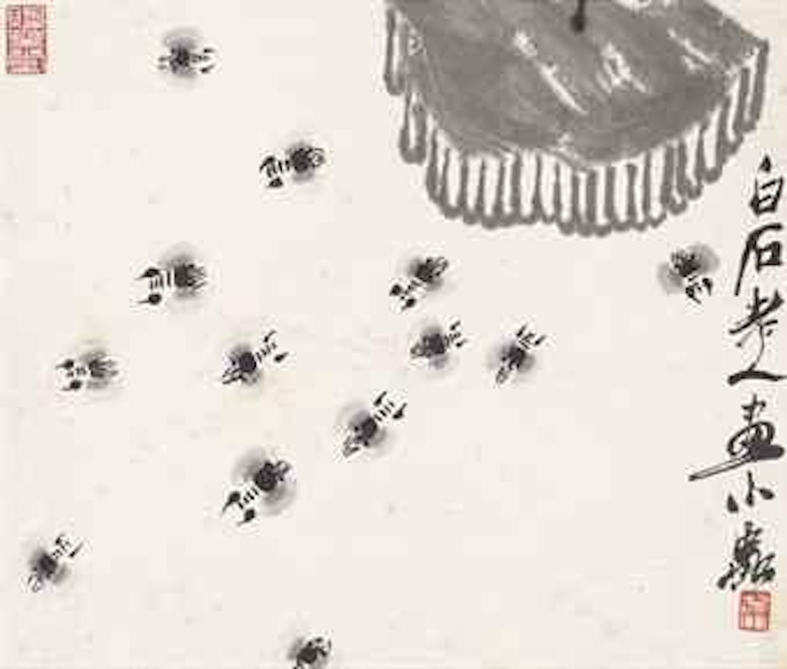 Dancing Bees by Qi Baishi