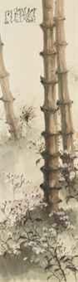 Bamboo, Chrysanthemum and Spider by Zhao Shao'ang