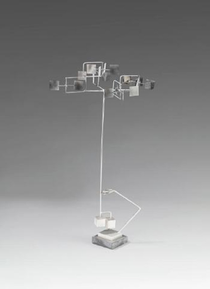 Twenty Squares Two Cubes II by George Rickey