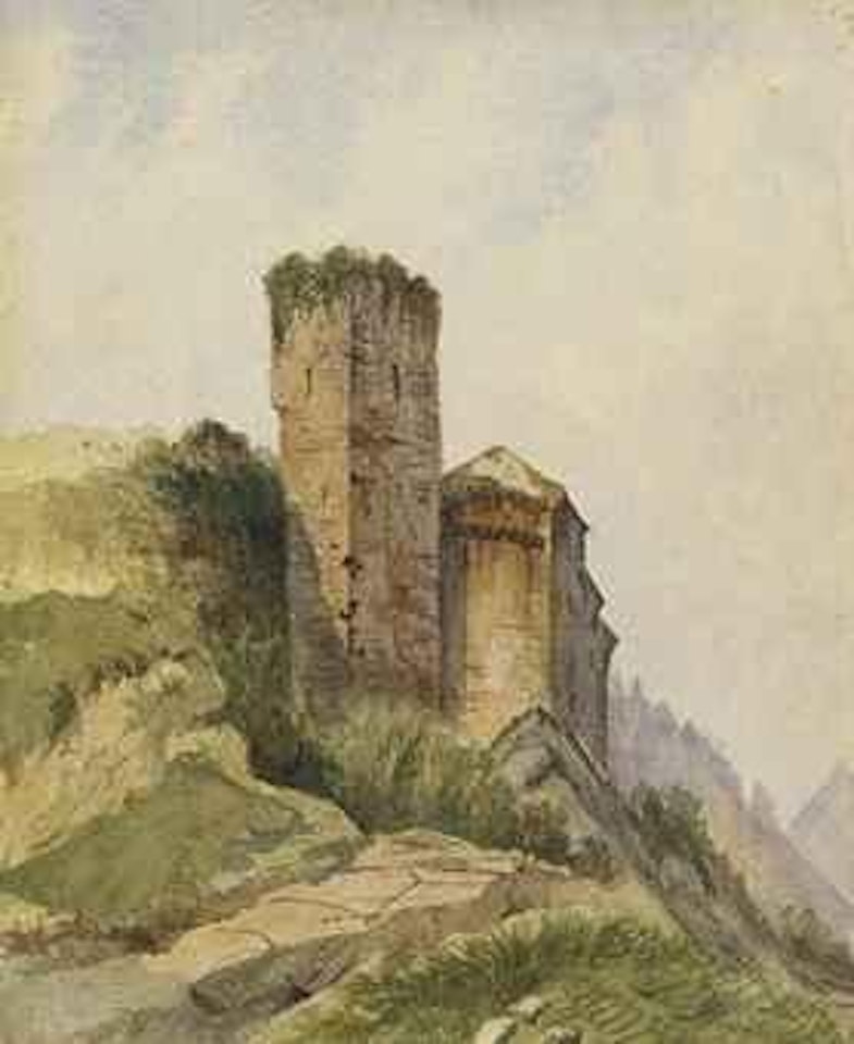 Burgruine by Ferdinand Hodler