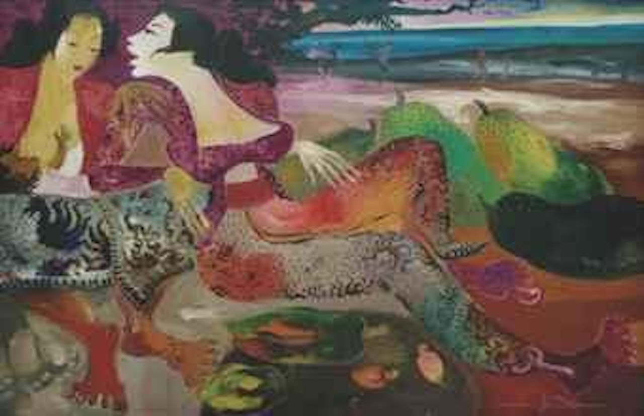 Wanita Menyusui Anak (Woman Nursing a Child) by Hendra Gunawan