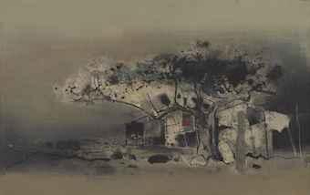 Village Landscape by Cheong Soo Pieng