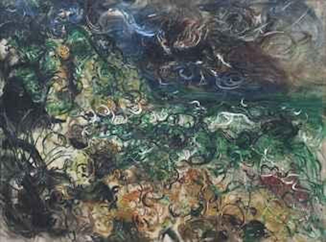 Storm Over Water by Affandi