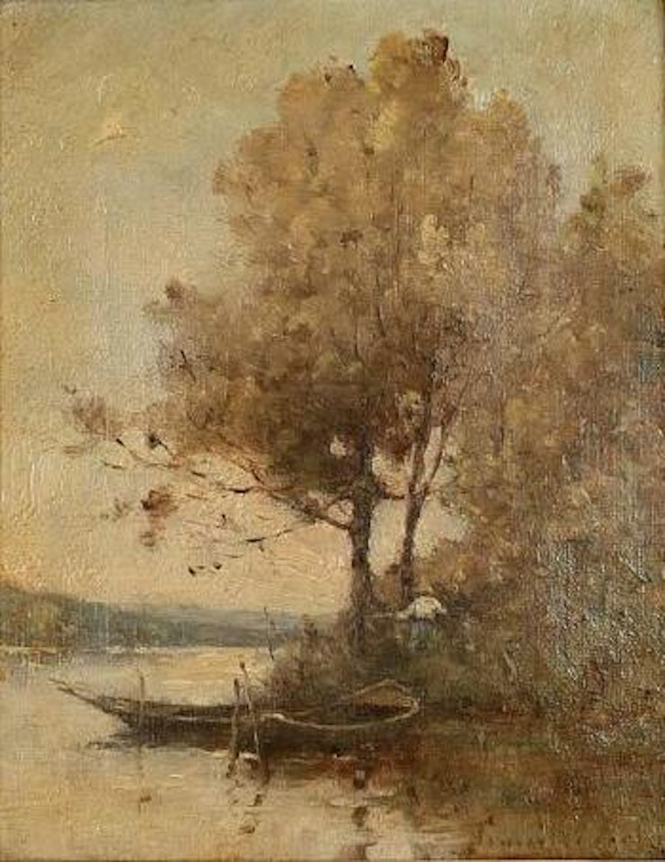 Le pêcheur by Paul Désiré Trouillebert