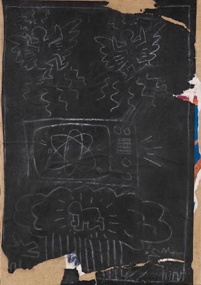 Atomic Bomb (Subway drawing) by Keith Haring