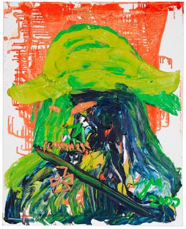 Fischmammsell, der Erbdebuty in gebratener Dillsauce mit Bärenmusäuglein by Jonathan Meese