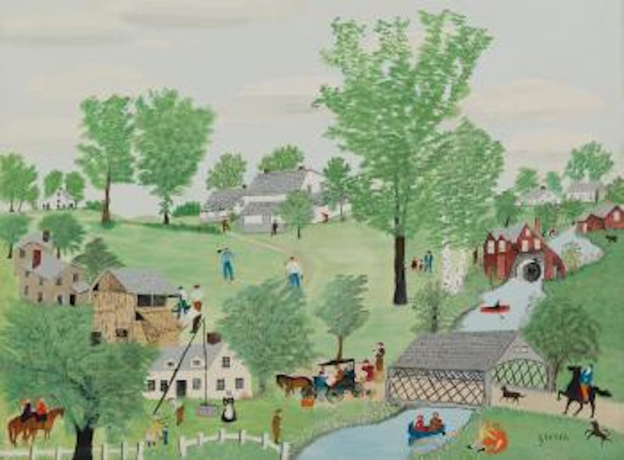 Spring Time by Grandma Moses