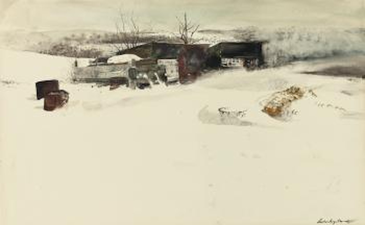Adam's Sheds by Andrew Wyeth