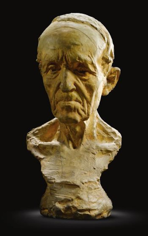 Tête D'homme (Head Of a Man) by Alfred Boucher