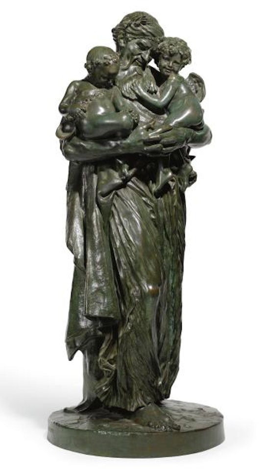 Anacréon, Amour Et Bacchus (Anacreon With Bacchus And Amor) by Jean Léon Gérome