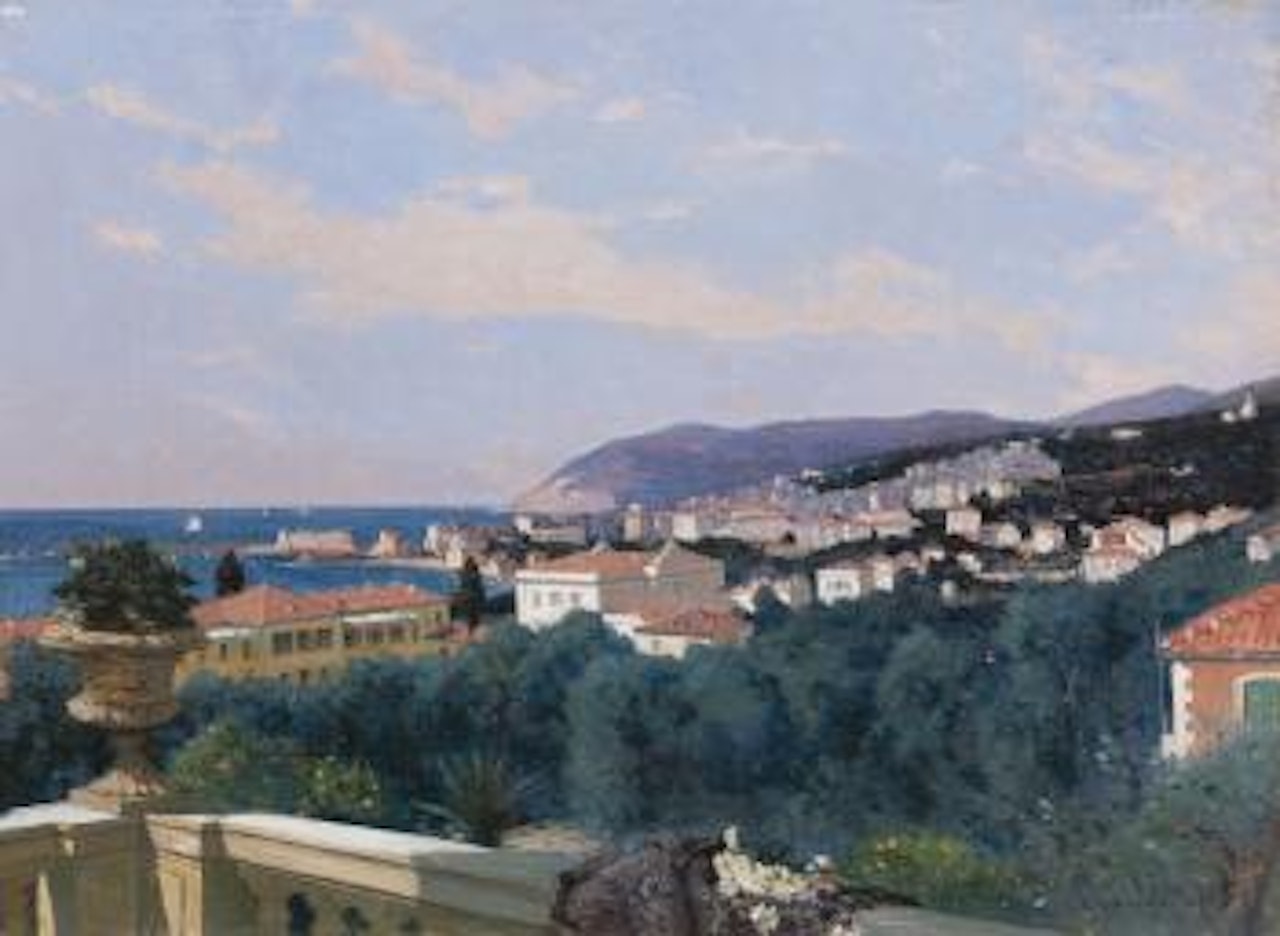San Remo, De La Terrasse De Louis Ormond by François Bocion