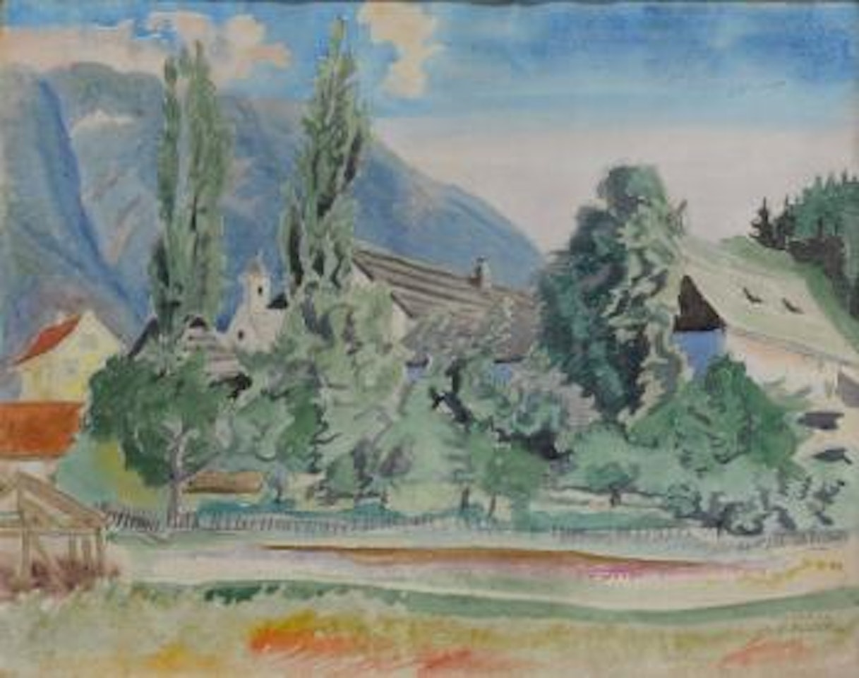 St. André (St. Andrae in Kärnten) by Erich Heckel