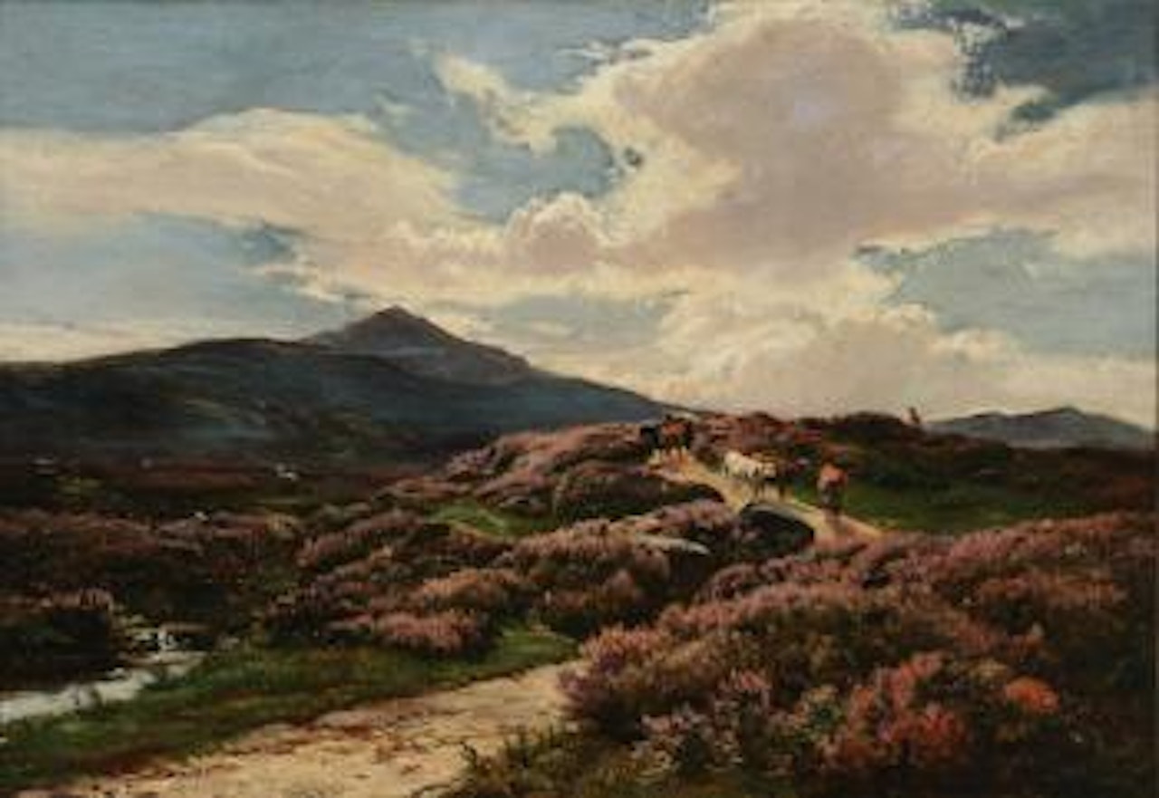 On the Perthshire moors by Sidney Richard Percy