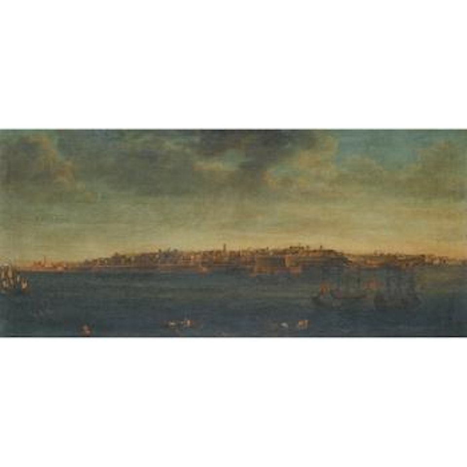A Set Of Seven Views Of The Grand Harbour At Valletta And Environs by Alberto Pullicino