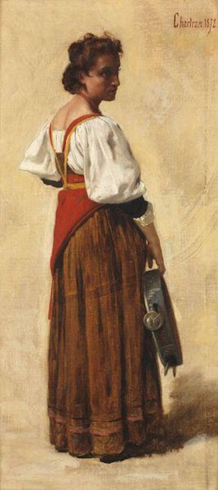 Femme en costume by Theobald Chartran