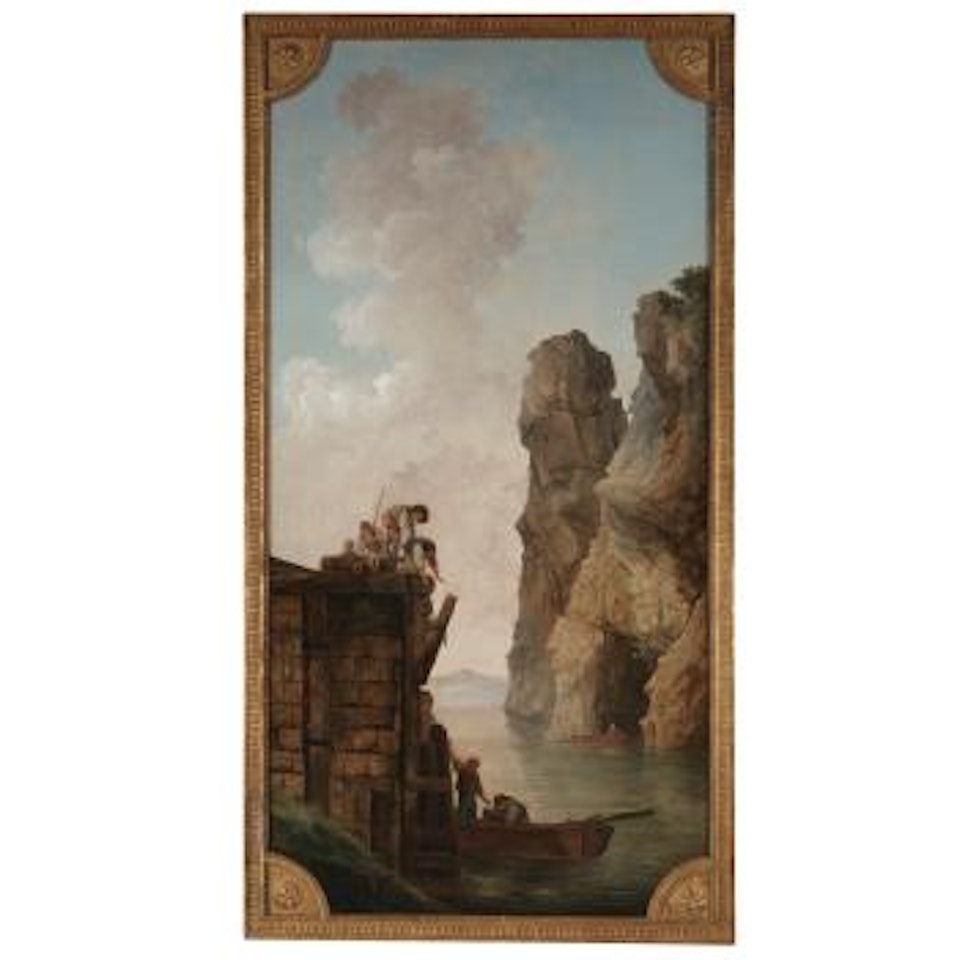 La Débarcadère by Hubert Robert