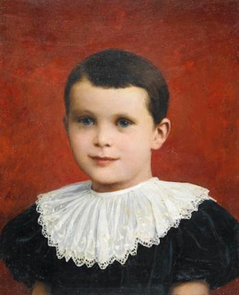 Bildnis des jungen de Bros by Albert Anker