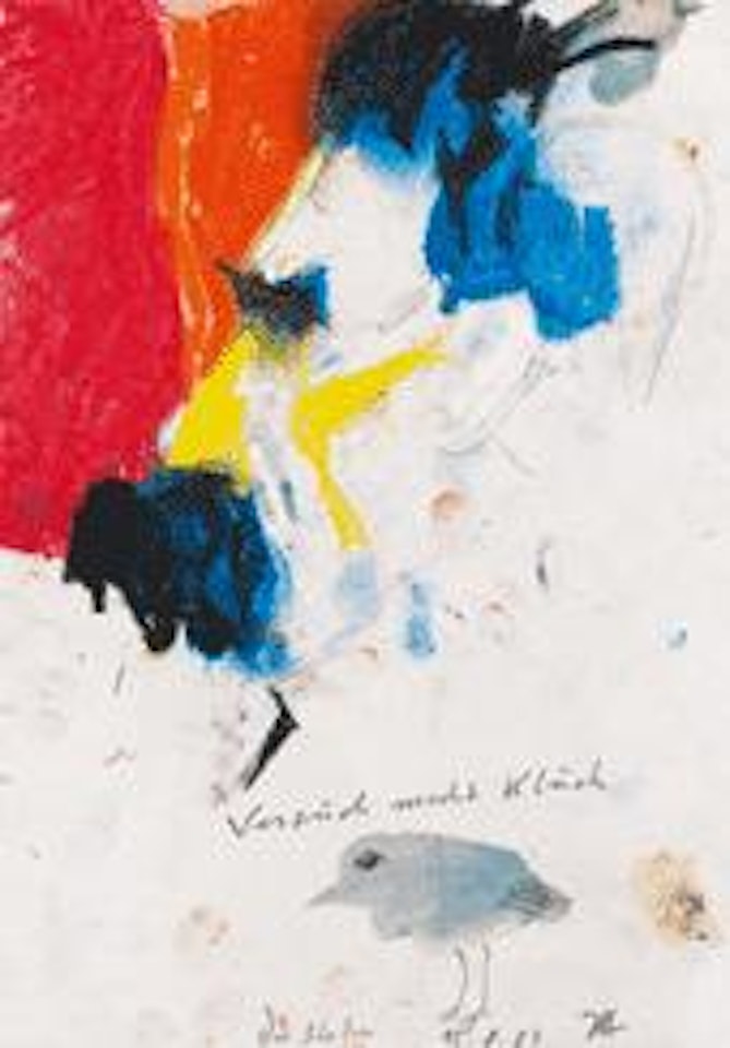 Portrait Friedrich Nietzsche im Profil by Horst Janssen