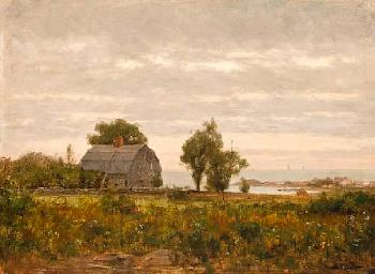 An Old Colonial House by Worthington Whittredge