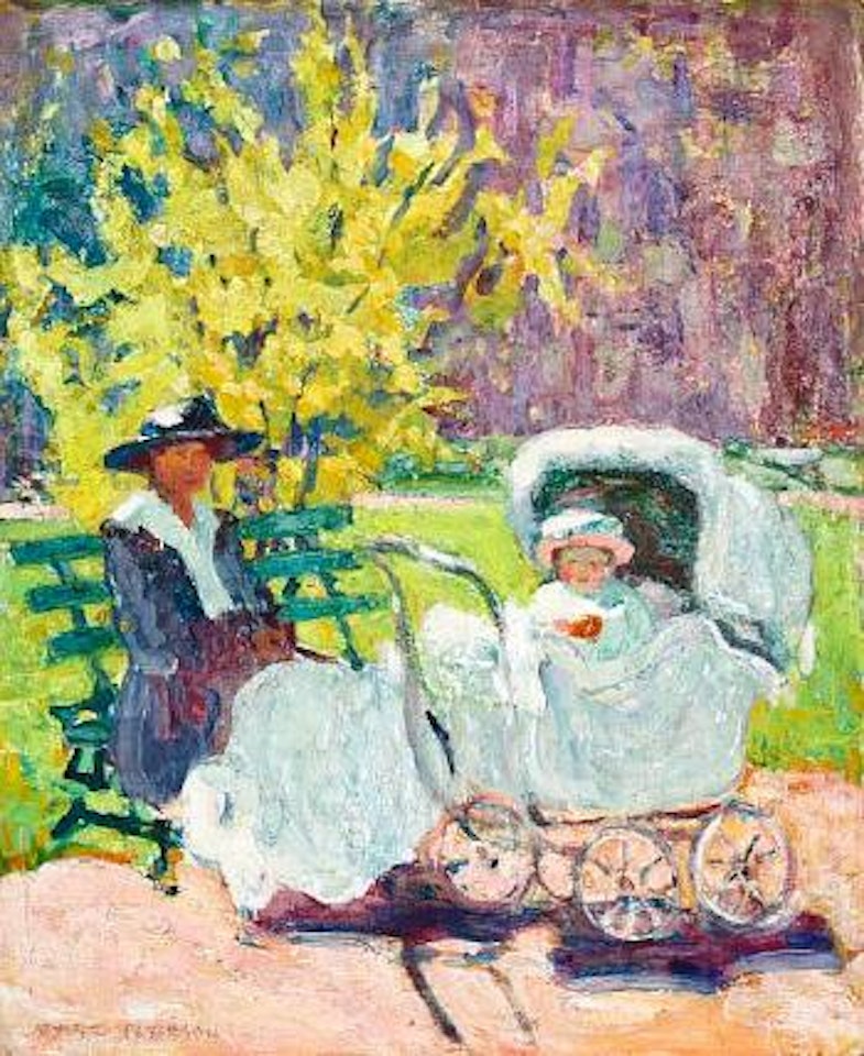 In the park by Jane Peterson