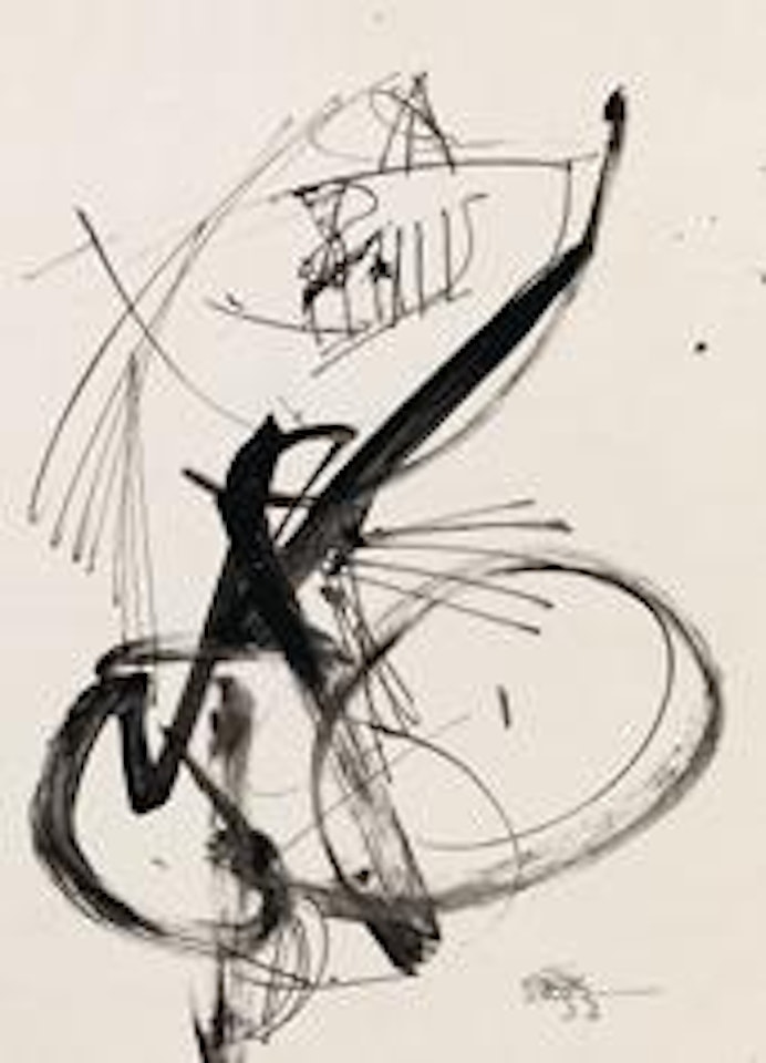 Composition by Antonio Saura