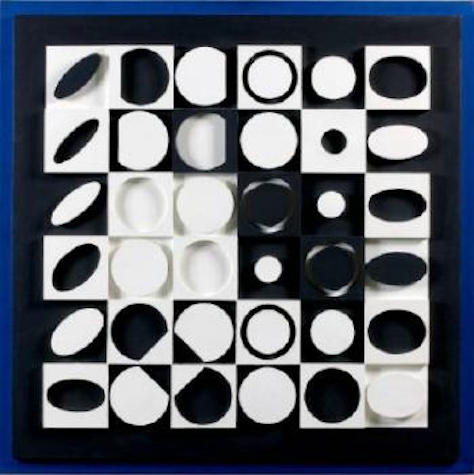 Noir-blanc by Victor Vasarely
